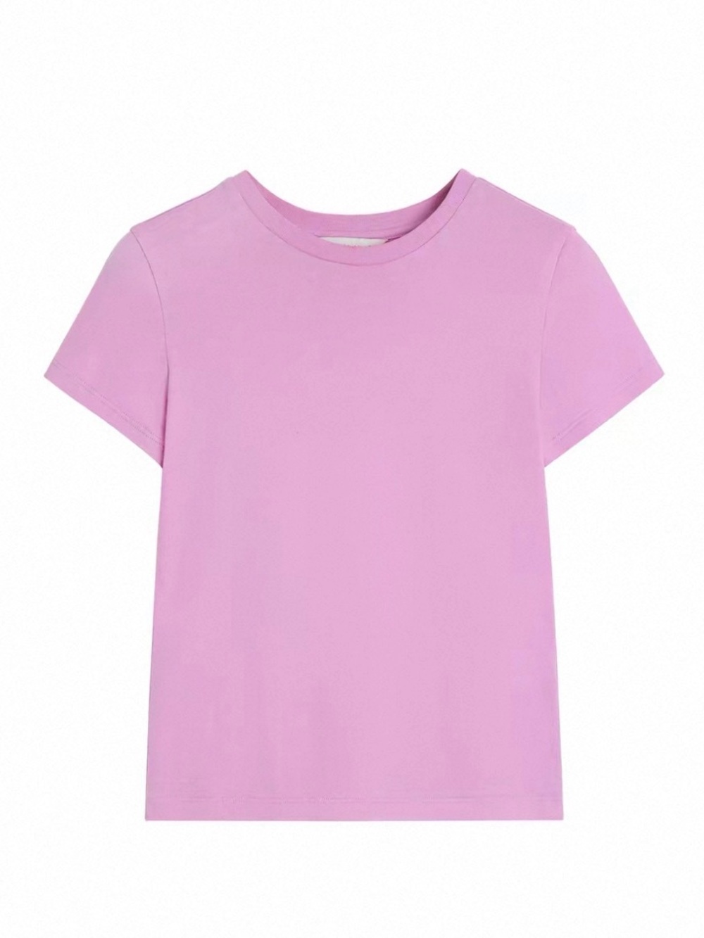 Alright Then Pink Fitted Crewneck T-Shirt Size XS/S NWOT
